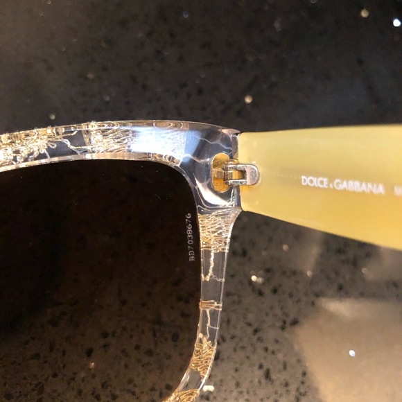 Dolce & Gabbana Gold Lace sunglasses - Picture 8 of 11